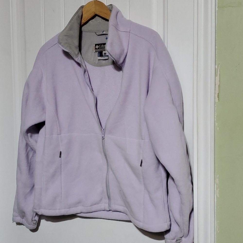 Women’s Columbia Benton Springs Fleece Jacket in purple Size Extra Large - Picture 4 of 8
